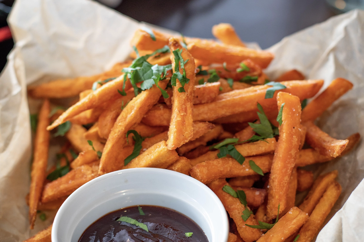 orange parsnip fries 